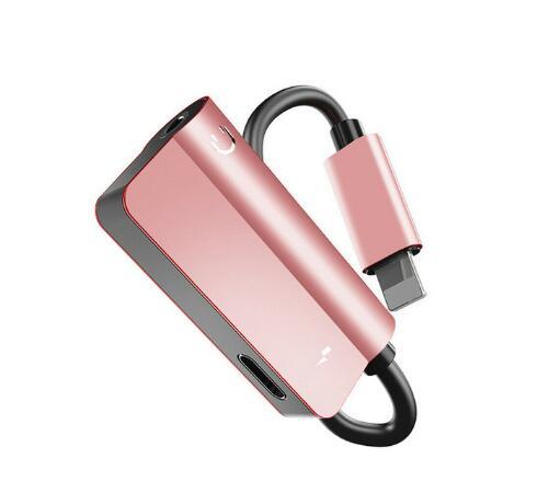 JMT-366474 iPhone Compatible 3.5mm AUX & Lightning Charging Adapter - Dual Function Audio Splitter