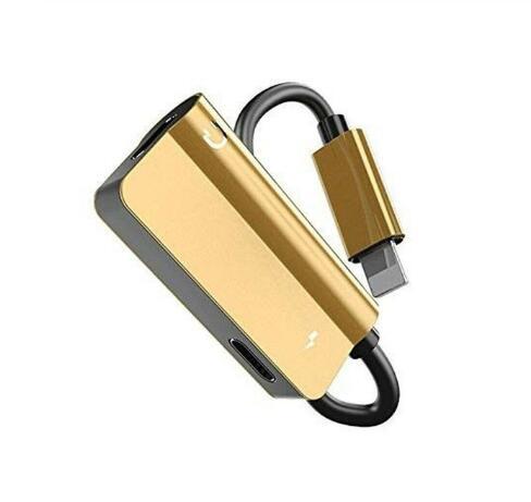 JMT-366474 iPhone Compatible 3.5mm AUX & Lightning Charging Adapter - Dual Function Audio Splitter