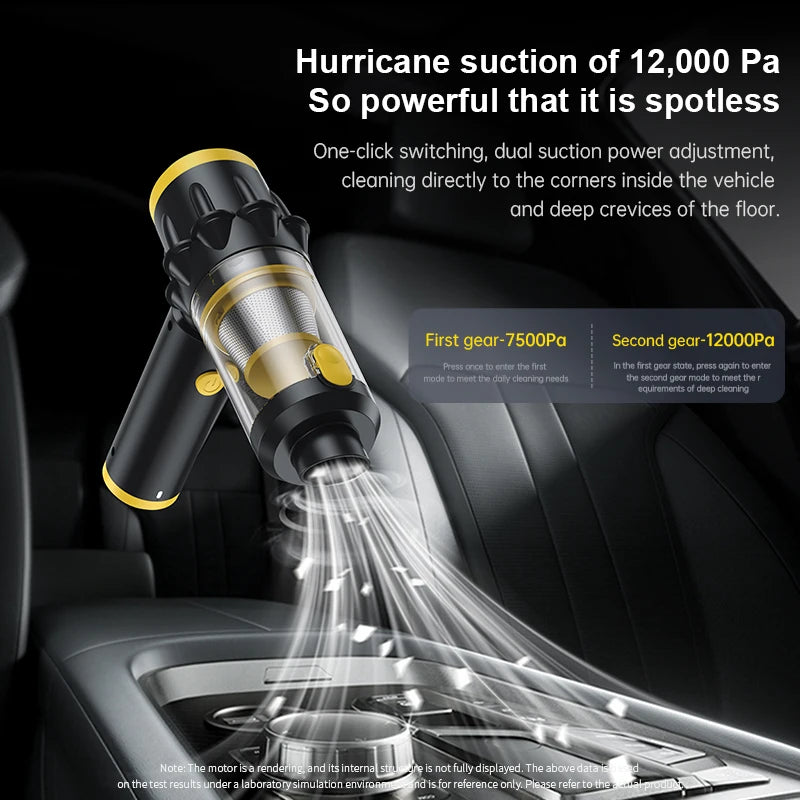 JMT-366602 Cordless Handheld Car Vacuum Cleaner with Strong Suction and Auto Vacuum Function