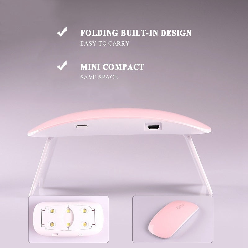 JMT-366602 Nail Art Complete Set with Manicure Lamp, Extension Glue, and Cleaning Tools