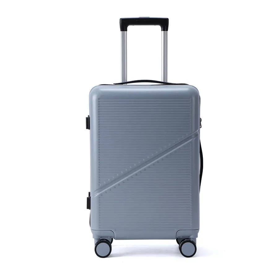 JMT-366858 Three-Piece Hard Luggage Trolley Set with Durable Polycarbonate Material