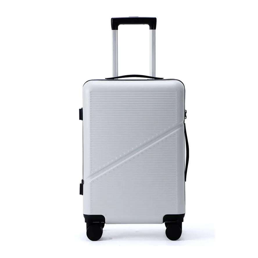 JMT-366858 Three-Piece Hard Luggage Trolley Set with Durable Polycarbonate Material