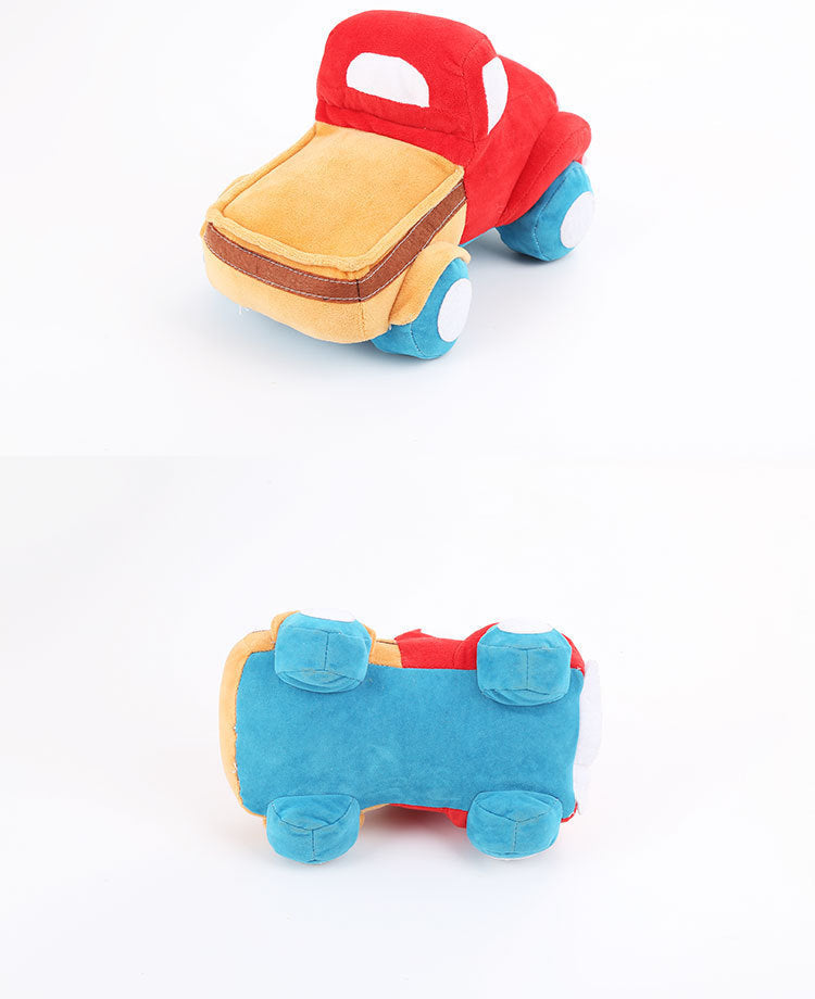 JMT-367114 Plush Car Dog Toy with Sound for Chewing and Playtime