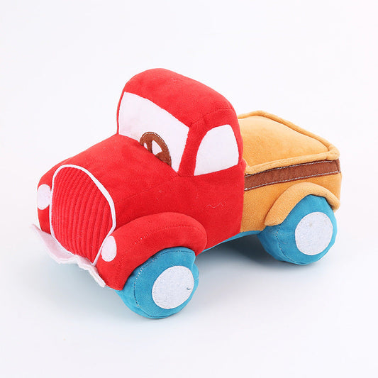 JMT-367114 Plush Car Dog Toy with Sound for Chewing and Playtime
