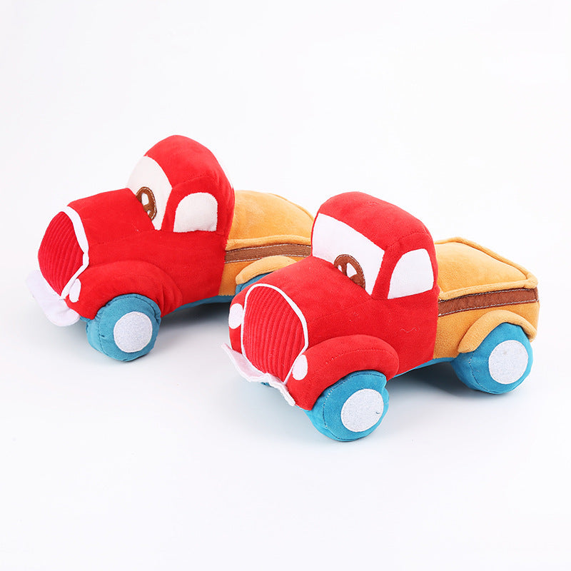 JMT-367114 Plush Car Dog Toy with Sound for Chewing and Playtime