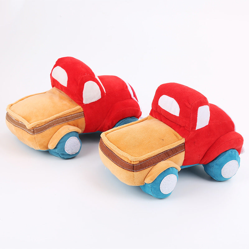 JMT-367114 Plush Car Dog Toy with Sound for Chewing and Playtime