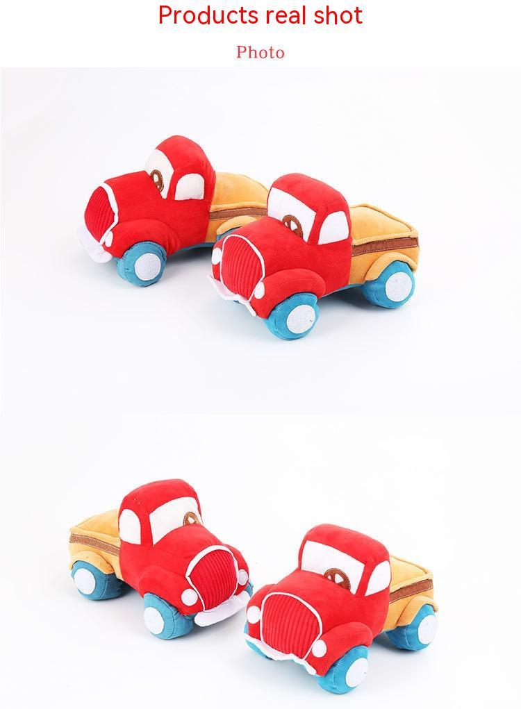 JMT-367114 Plush Car Dog Toy with Sound for Chewing and Playtime