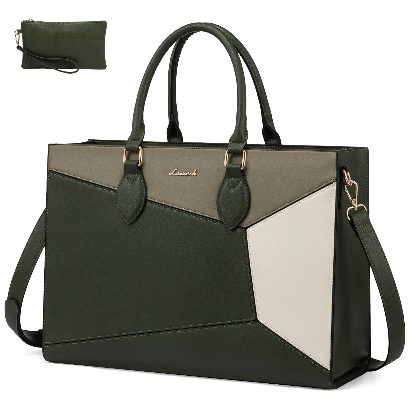 JMT-367114 Professional Laptop Tote Bag for 15.6 to 17 Inch Laptops - Lightweight Clutch Purse for Office and Business Use