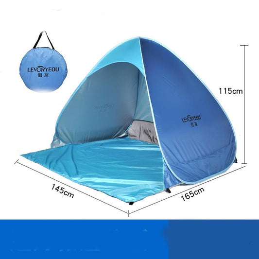JMT-367178 Quick-Open Outdoor Curtain Tent for Convenient Sun Protection