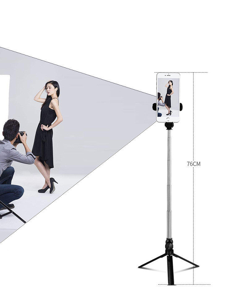 JMT-367306 Adjustable Tripod Selfie Stand with Bluetooth Remote for Phones