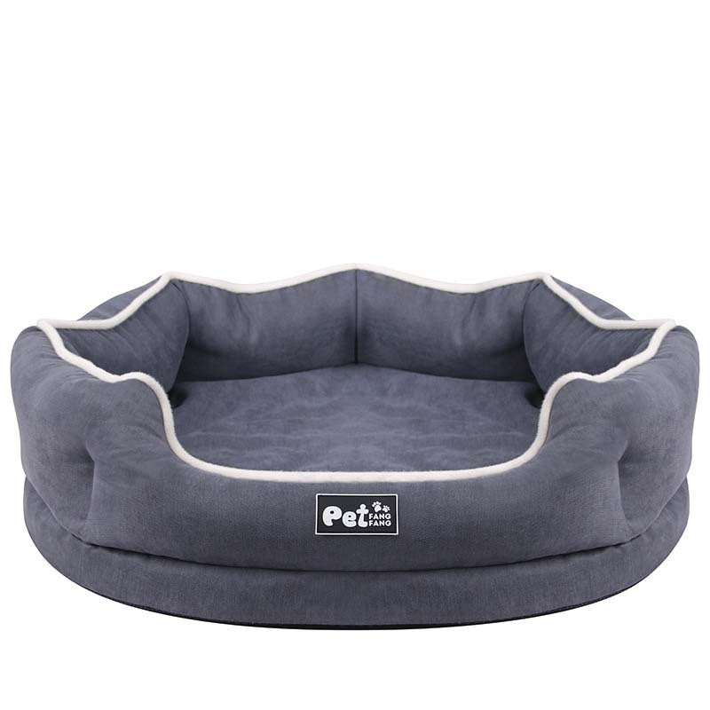 JMT-367754 Memory Foam Pet Sofa Cushion - Comfortable and Breathable Cloth Nest in Blue, Pink, or Grey (S & L Sizes)