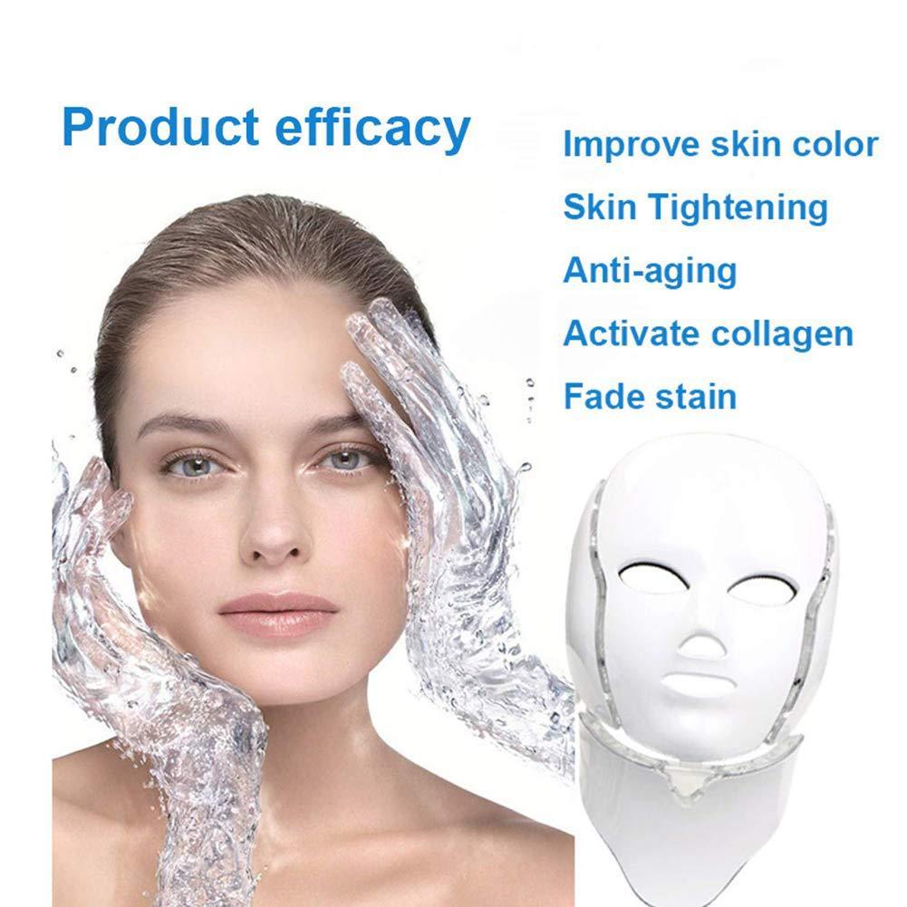 JMT-367882 LED Photon Rejuvenation Face Mask for Skin Therapy and Neck Care