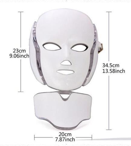 JMT-367882 LED Photon Rejuvenation Face Mask for Skin Therapy and Neck Care