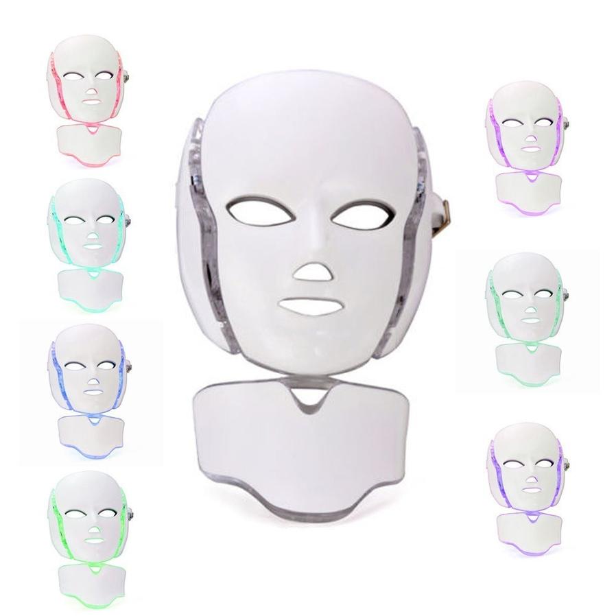 JMT-367882 LED Photon Rejuvenation Face Mask for Skin Therapy and Neck Care