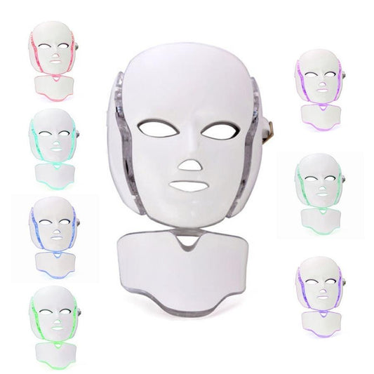 JMT-367882 LED Photon Rejuvenation Face Mask for Skin Therapy and Neck Care