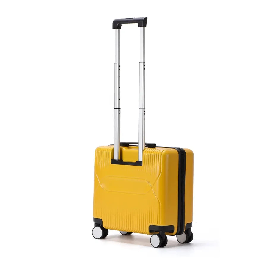 JMT-368010 16 Inch Aluminium Carry-On Suitcase with Hard Shell and Wheels