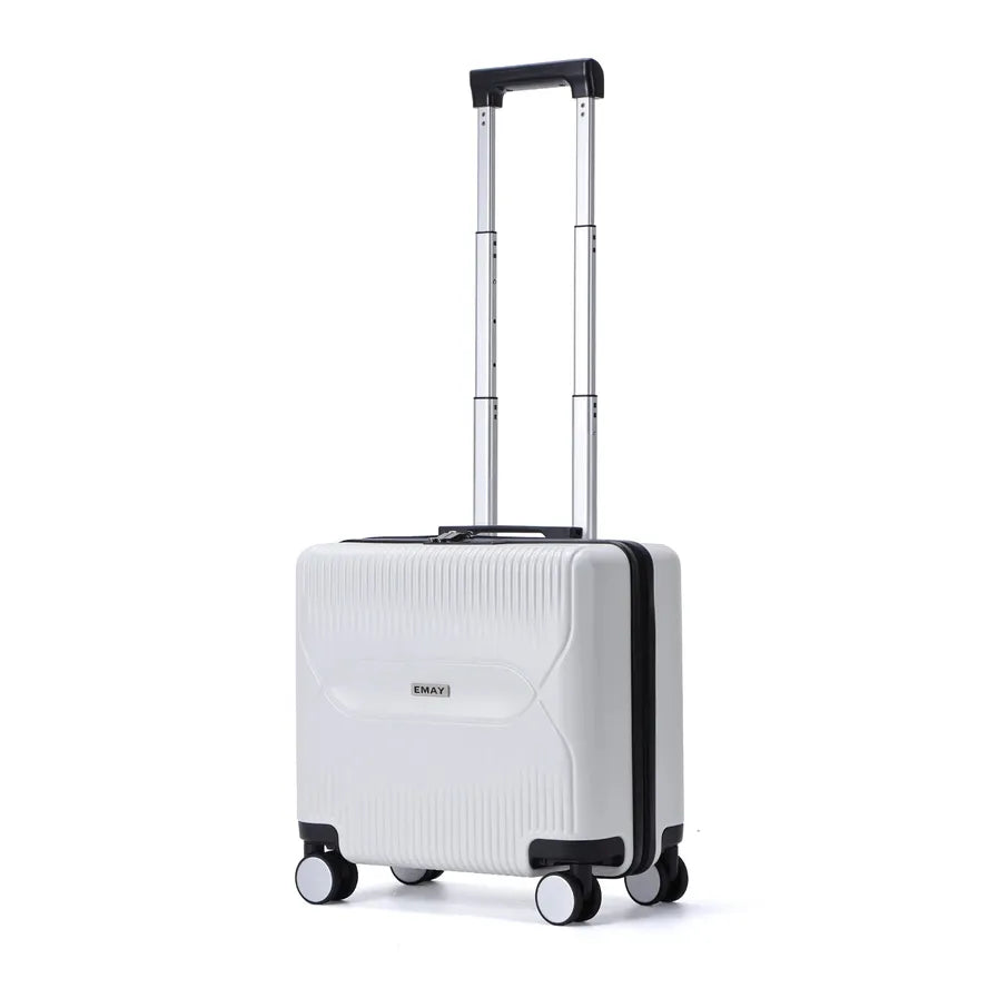JMT-368010 16 Inch Aluminium Carry-On Suitcase with Hard Shell and Wheels