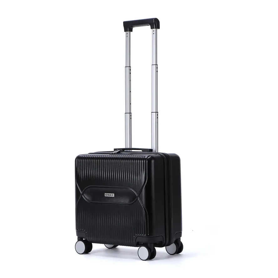 JMT-368010 16 Inch Aluminium Carry-On Suitcase with Hard Shell and Wheels