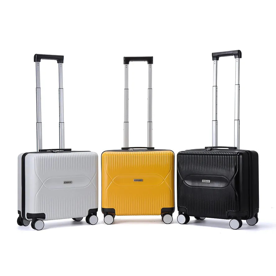 JMT-368010 16 Inch Aluminium Carry-On Suitcase with Hard Shell and Wheels