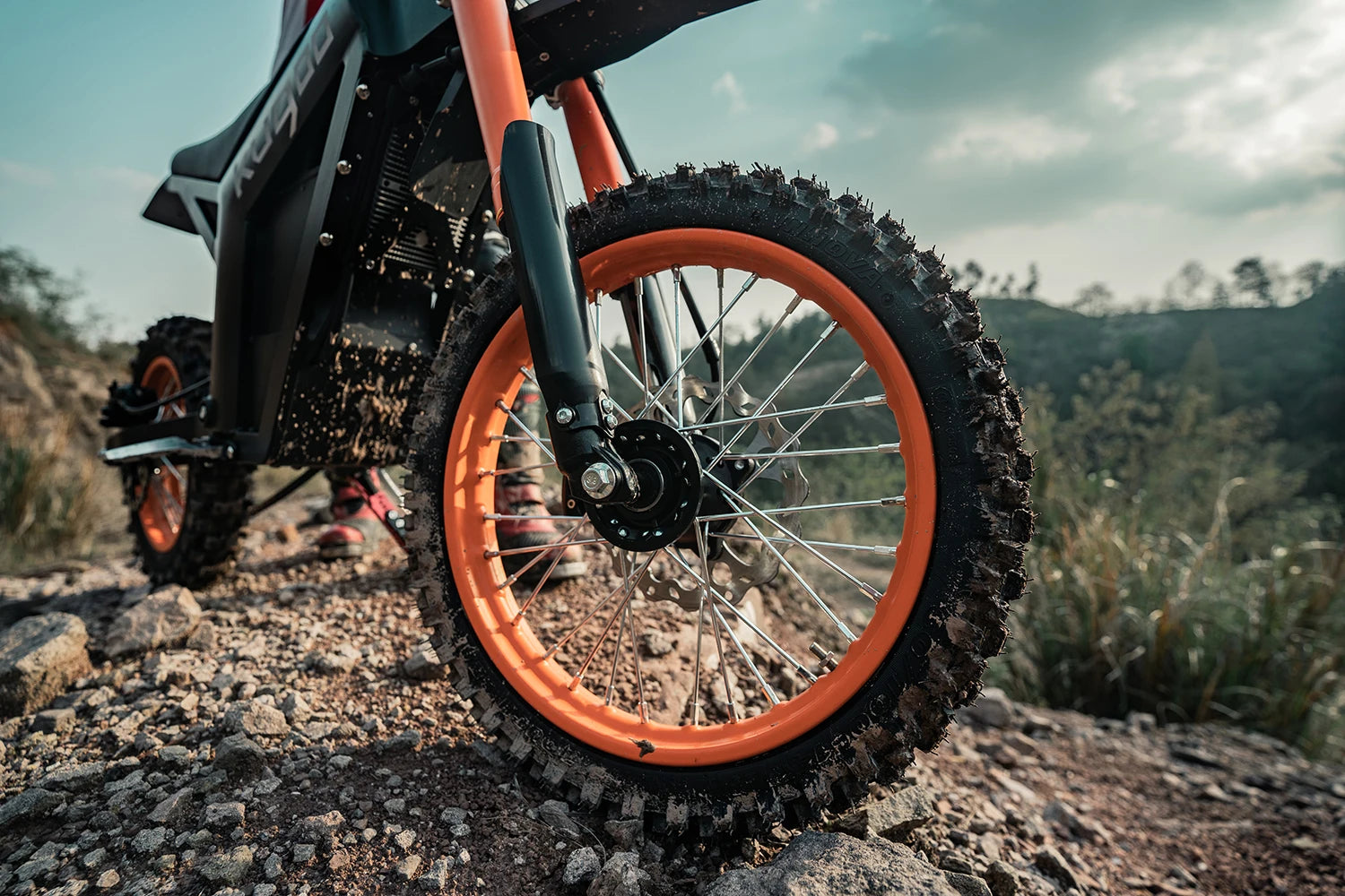 JMT-368202 3000W 21Ah Electric Dirt Bike for Adults - V6 Electric Mountain Bike , Top Speed 27.9 mph