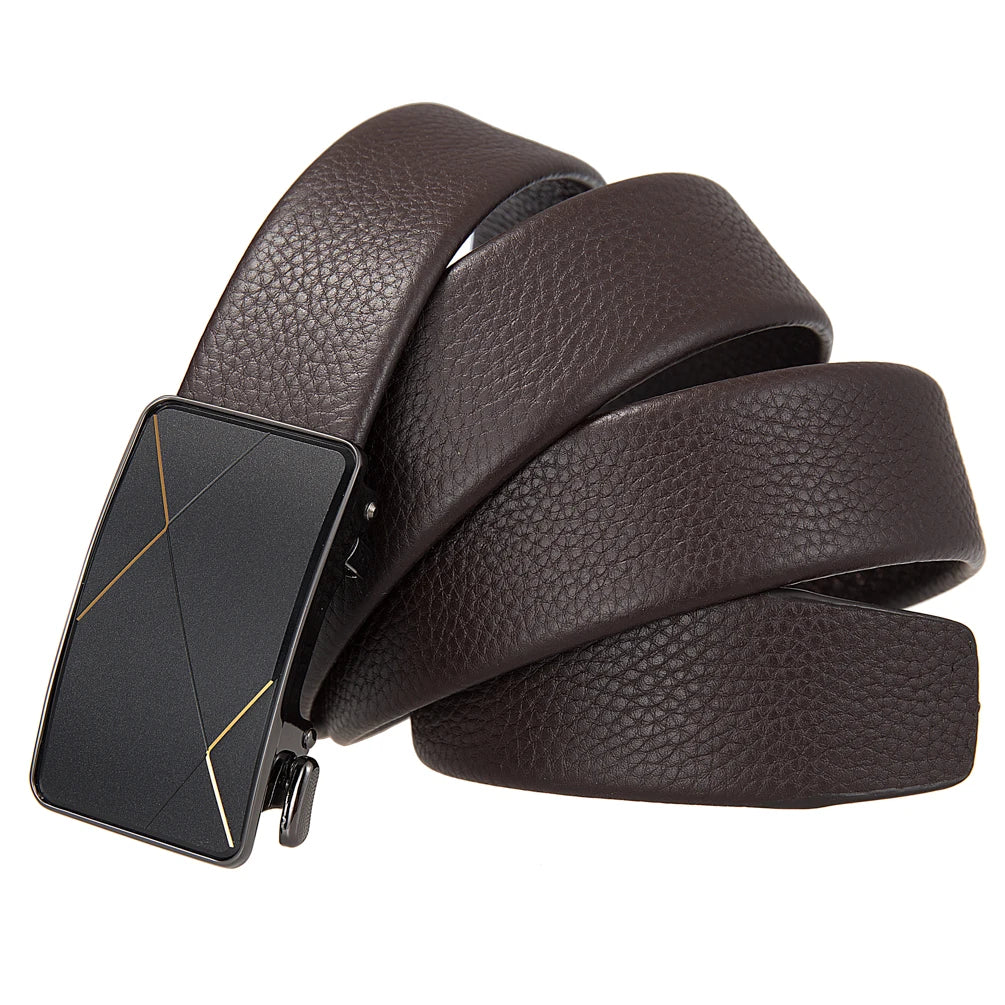 JMT-368202 Men's First Layer Cowhide Casual Belt - Durable and Stylish Accessory, Model LY36-25640-5