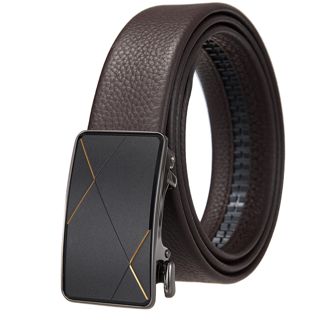 JMT-368202 Men's First Layer Cowhide Casual Belt - Durable and Stylish Accessory, Model LY36-25640-5