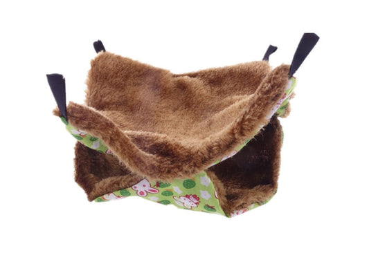 JMT-368458 Cozy Hamster Hammock for Small Animals - Available in Two Sizes, Ideal for Resting and Playing