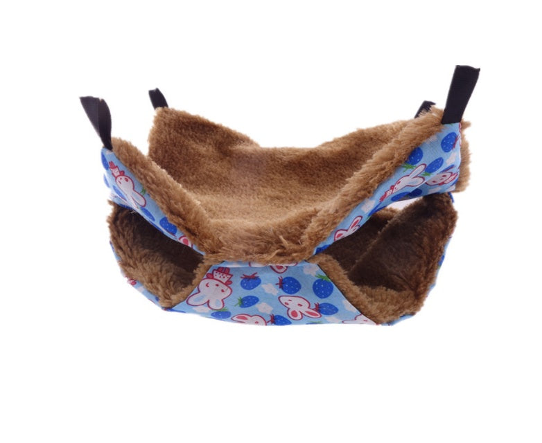 JMT-368458 Cozy Hamster Hammock for Small Animals - Available in Two Sizes, Ideal for Resting and Playing