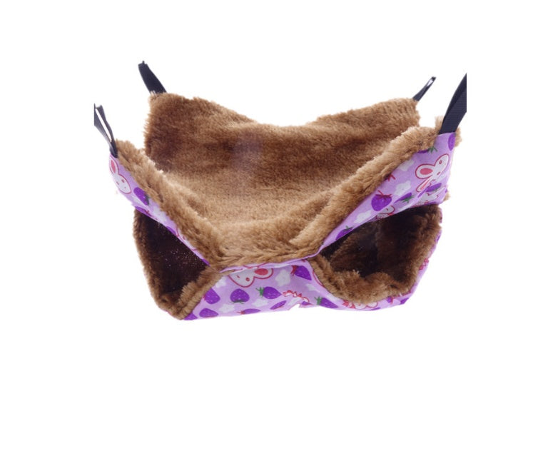 JMT-368458 Cozy Hamster Hammock for Small Animals - Available in Two Sizes, Ideal for Resting and Playing