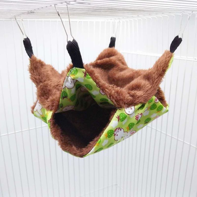 JMT-368458 Cozy Hamster Hammock for Small Animals - Available in Two Sizes, Ideal for Resting and Playing