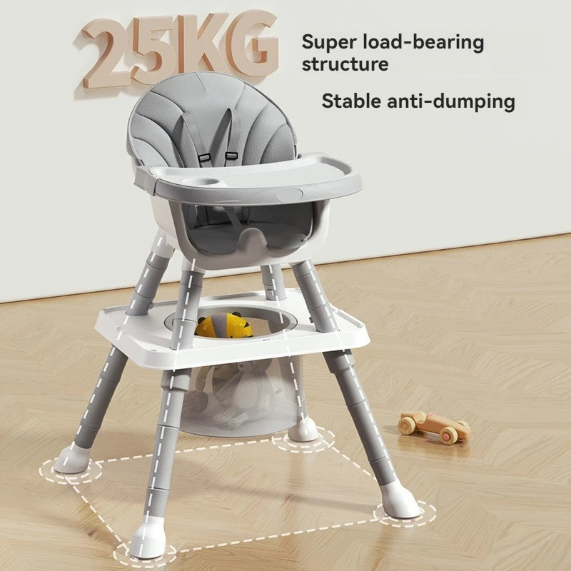 JMT-368714 Convertible 7-in-1 Baby High Chair with Activity Centre and Booster Seat Functions
