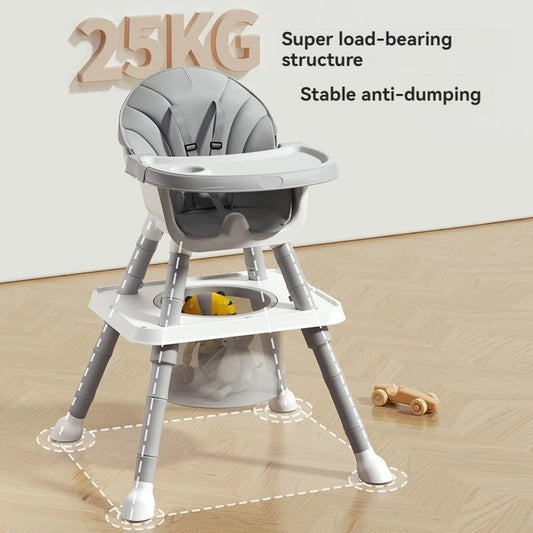 JMT-368714 Convertible 7-in-1 Baby High Chair with Activity Centre and Booster Seat Functions