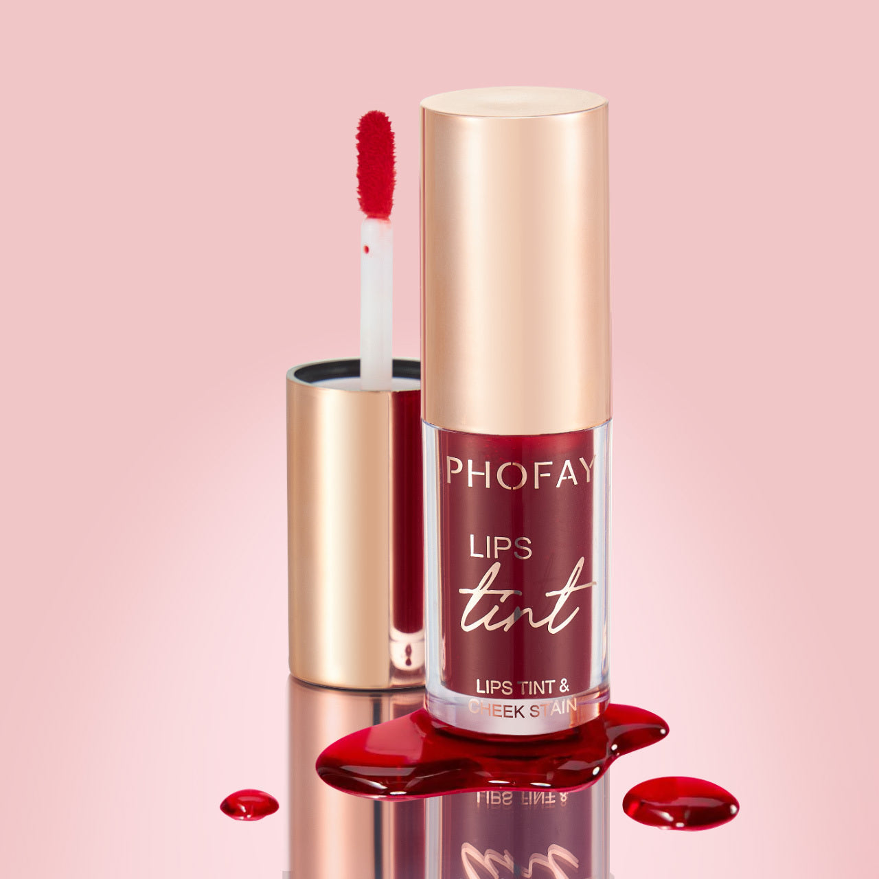 JMT-368714 Long-Wear Lip Tint with Buildable Color for Lips and Cheeks - 4 ML