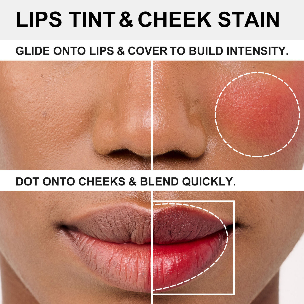 JMT-368714 Long-Wear Lip Tint with Buildable Color for Lips and Cheeks - 4 ML
