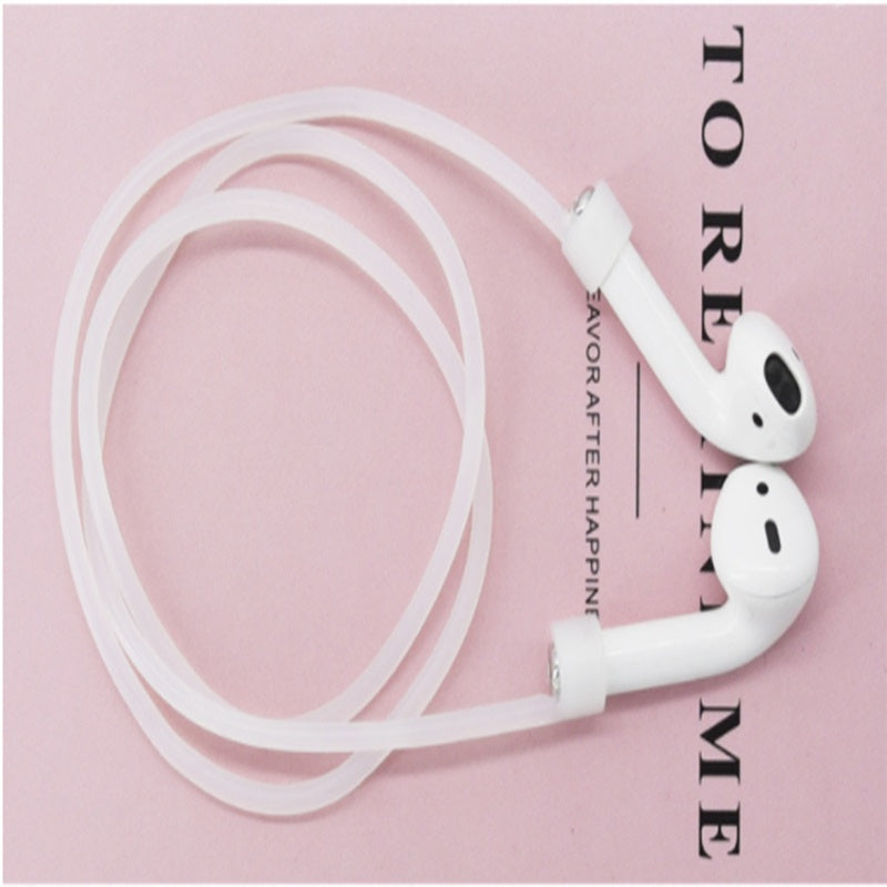 JMT-368778 Silicone Anti-Lost Lanyard for Apple AirPods 1-3 Generation with Magnetic Suction Design