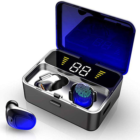 JMT-368778 Wireless Headset with Digital Display and Gradient Colors - Bluetooth 5.0, Stereo Sound, Voice Control, Multi-Point Connection