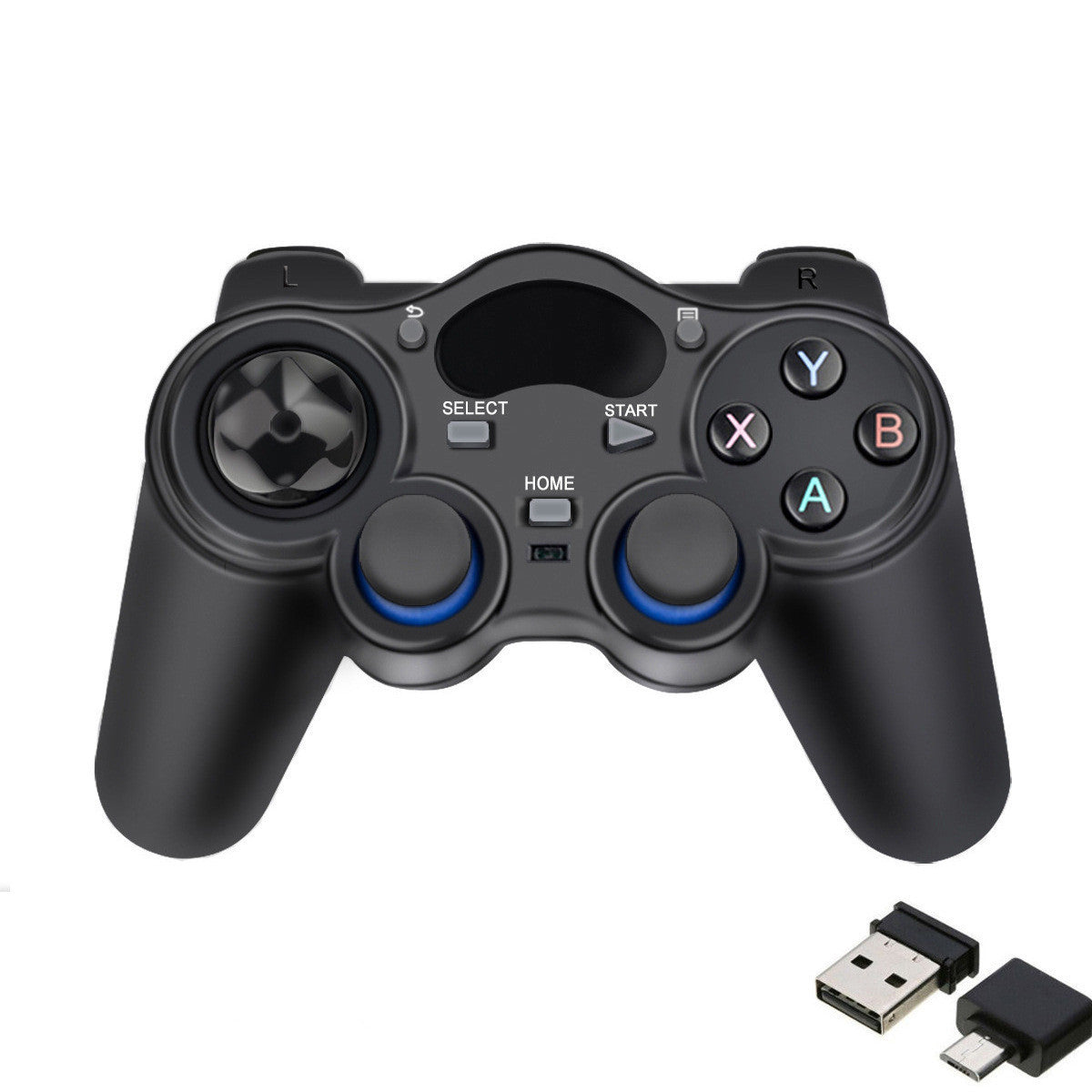 JMT-368906 Wireless Gamepad for Android Phones, Tablets, and PCs - Compatible with PS3 - Ergonomic Design, Dual Joysticks, 2.4GHz Connection