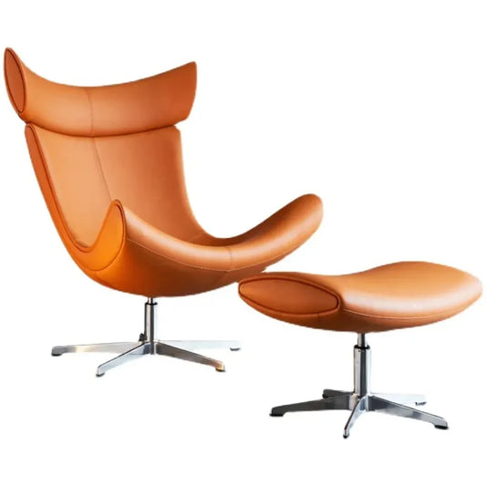 JMT-369354 Elegant Rotating Leisure Chair with Footrest LS-02