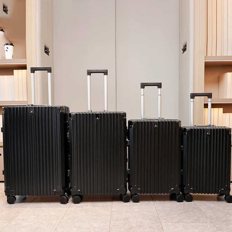 JMT-369482 Unisex 20" 22" 24" 26" Durable PC Luggage Set with Spinner Wheels and TSA Lock