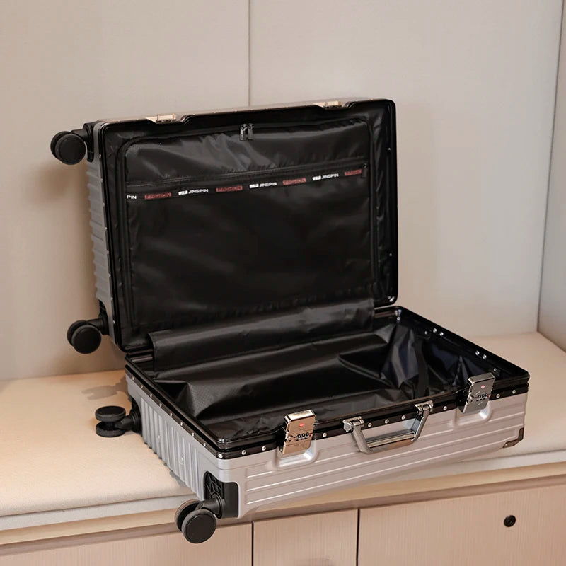 JMT-369482 Unisex 20" 22" 24" 26" Durable PC Luggage Set with Spinner Wheels and TSA Lock