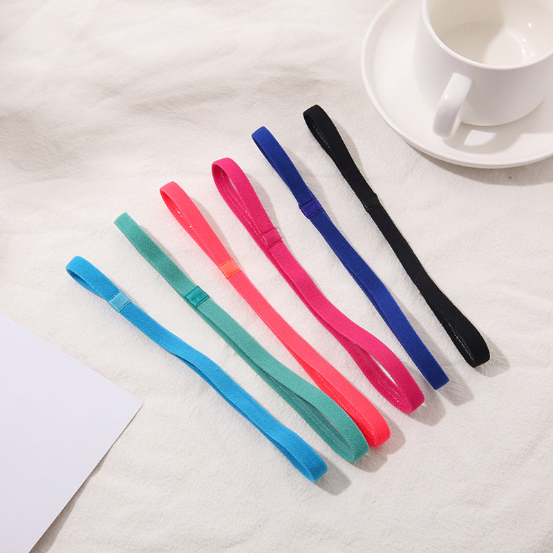 JMT-369674 Unisex Silicone Non-Slip Sweat-Wicking Sports Headband
