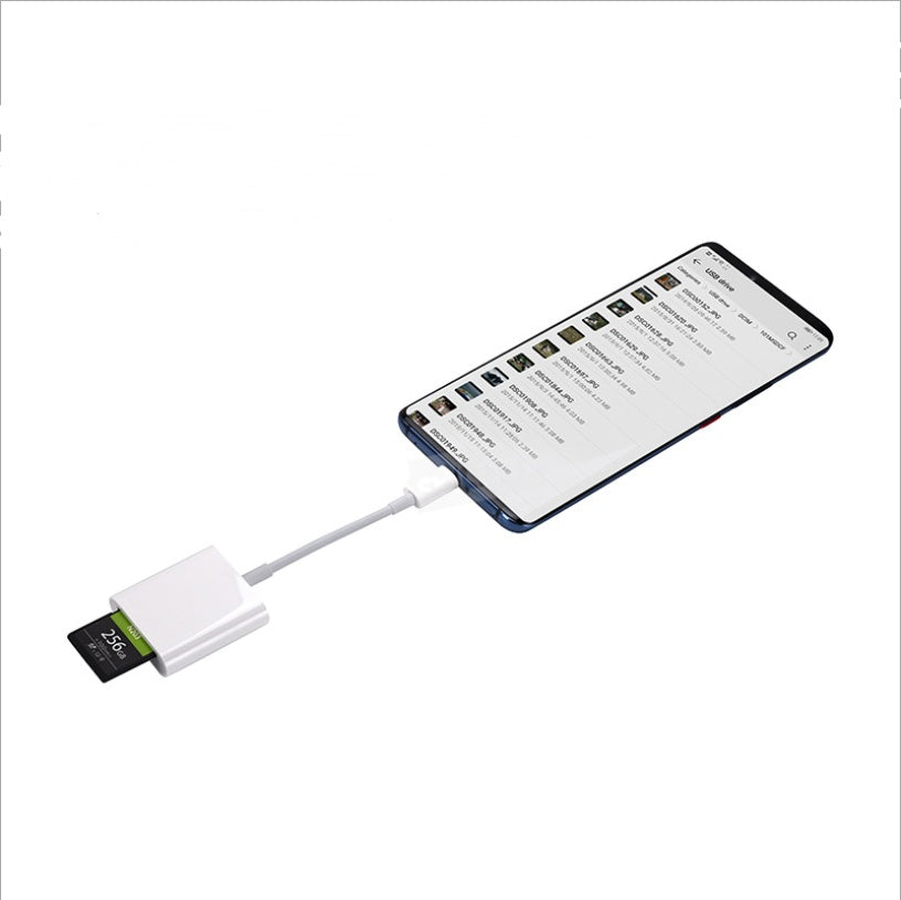 JMT-369930 USB-C Mobile Phone Card Reader for Fast Data Transfer