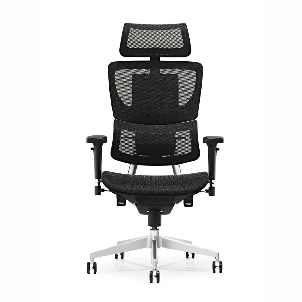 JMT-370506 Ergonomic High Back Mesh Visitor Chair with Footrest, Modern Revolving Design
