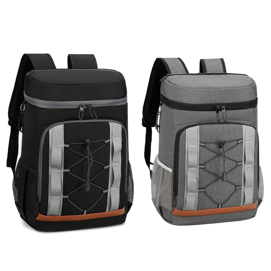 JMT-370634 Leakproof Insulated Cooler Backpack - 36 Can Capacity, Ideal for Picnic, Camping, Hiking, and Travel