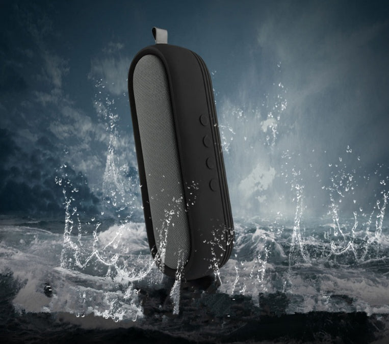 JMT-370762 Portable Waterproof Bluetooth Speaker with Dual 5W Audio, 2600mAh Rechargeable Battery, and 8-Hour Playtime for Outdoor Activities