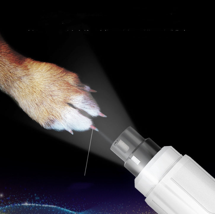 JMT-370826 Electric Pet Nail Clipper with LED Light – Professional Nail Shaver for Cats and Small Dogs