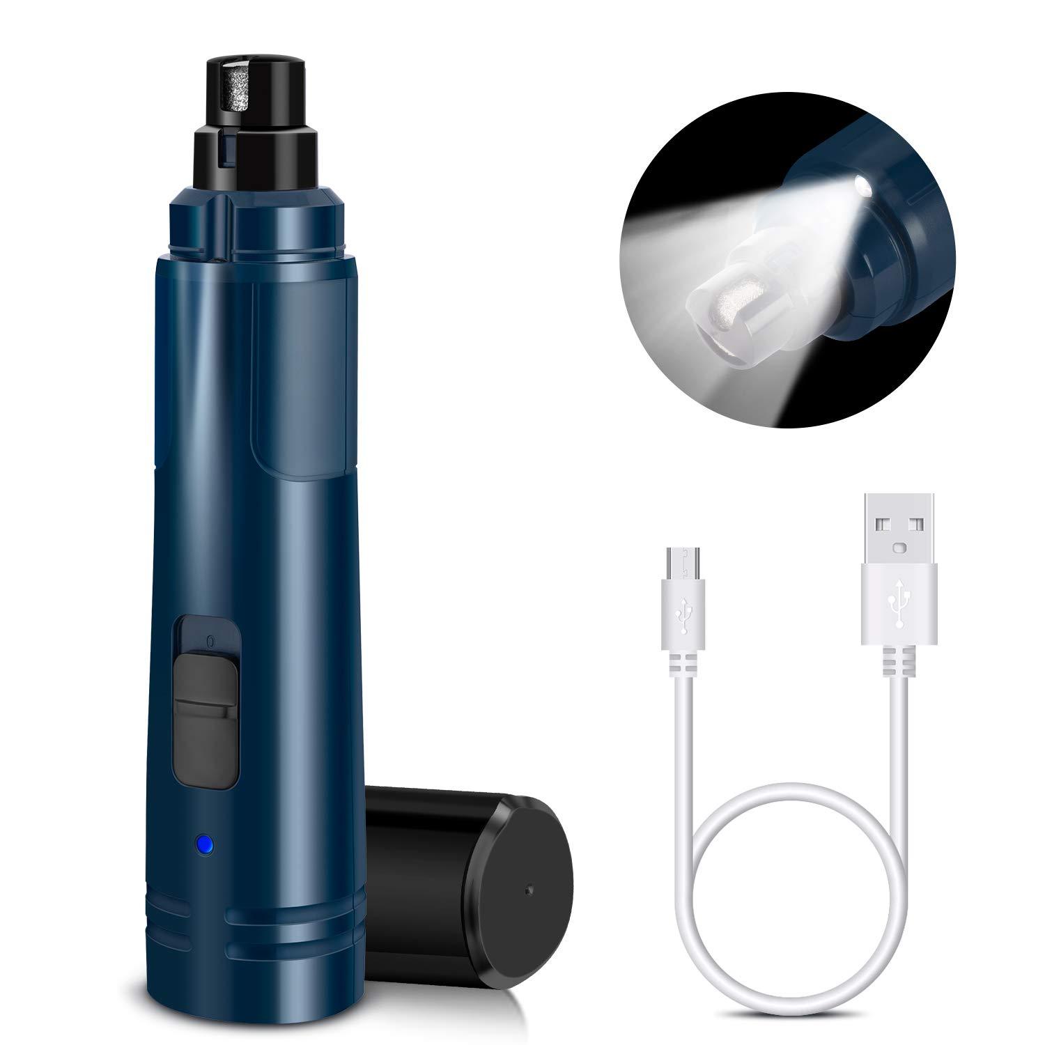 JMT-370826 Electric Pet Nail Clipper with LED Light – Professional Nail Shaver for Cats and Small Dogs