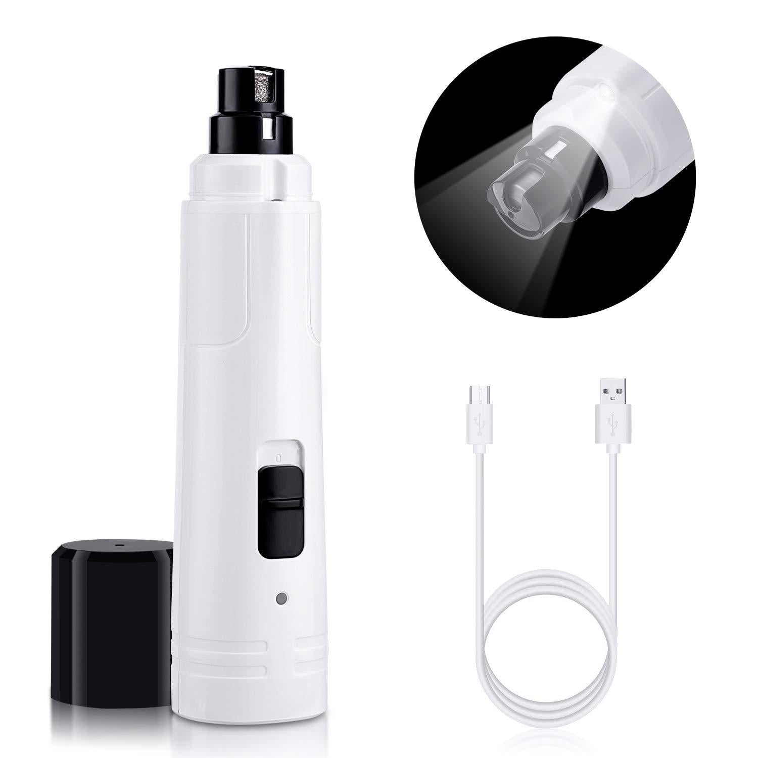 JMT-370826 Electric Pet Nail Clipper with LED Light – Professional Nail Shaver for Cats and Small Dogs