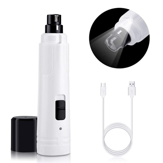 JMT-370826 Electric Pet Nail Clipper with LED Light – Professional Nail Shaver for Cats and Small Dogs