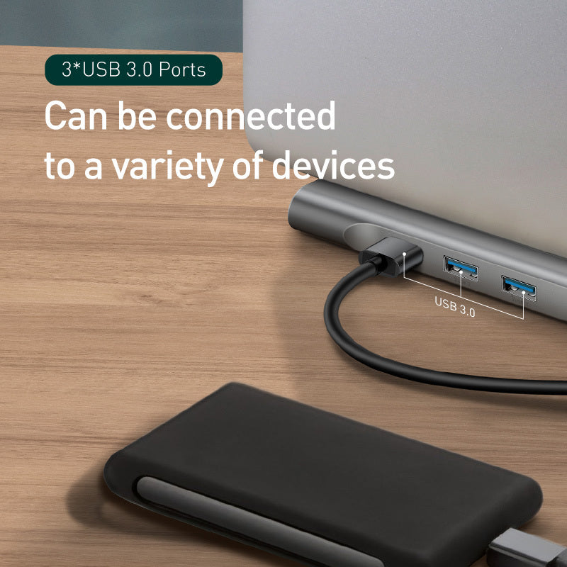 JMT-371082 Ten-Port HDMI & VGA Docking Station with Cooling Bracket and Gigabit Network Port